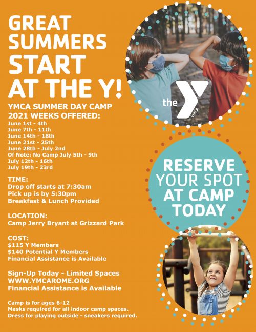 Summer Day Camp Ymca Of Rome Floyd County